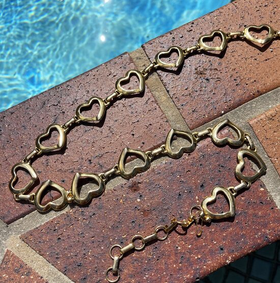 Ceinture Yk2 coeur
