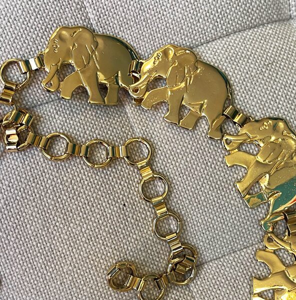 Ceinture chaîne éléphant 