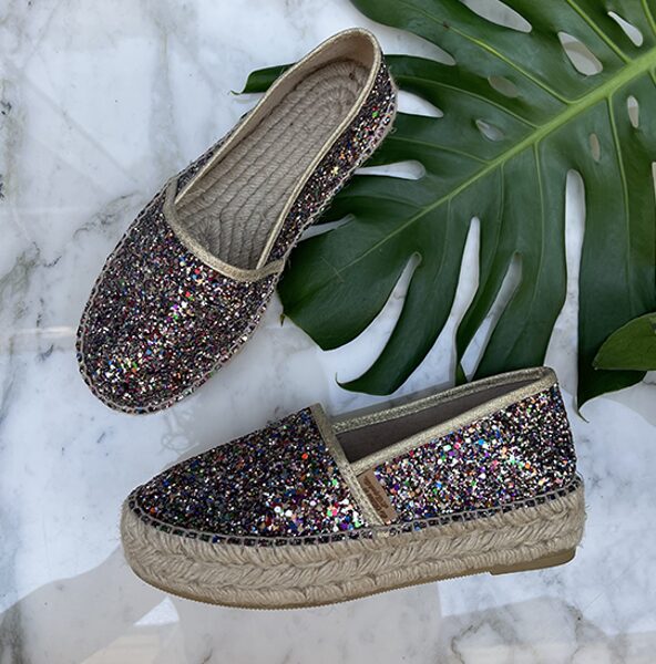 Espadrille brillante P.36